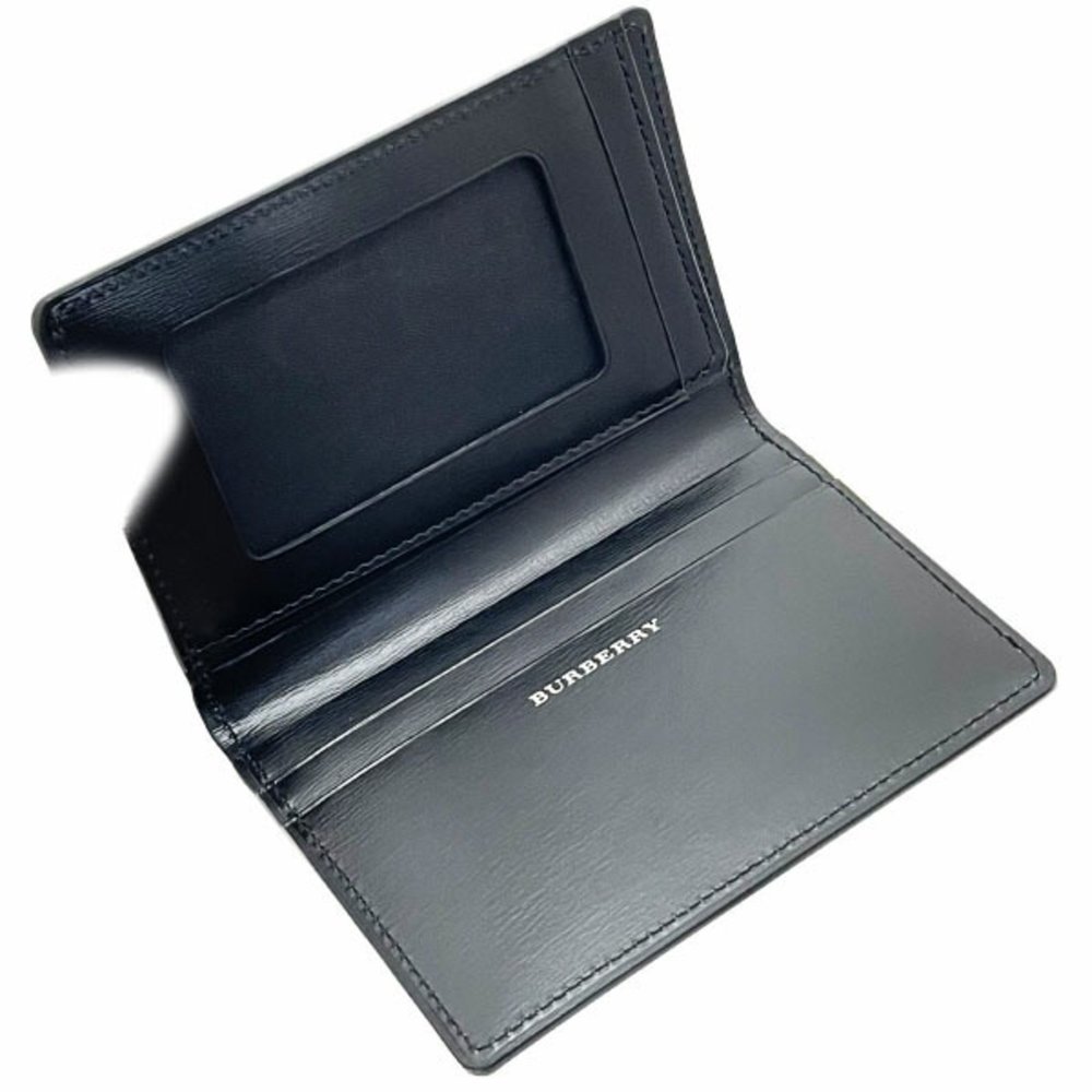 Burberry Men's Black Leather Card Case with Plate, Business Holder (YD5775) a... - Picture 6 of 8